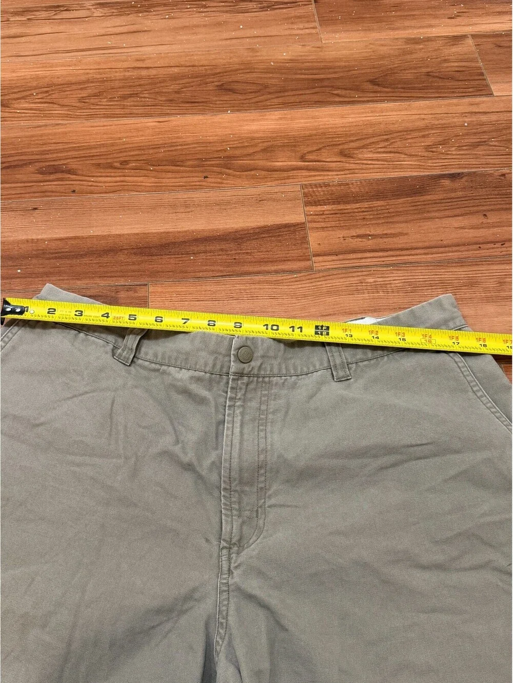Columbia Olive Green Cotton Casual Hiking Shorts Men’s 36